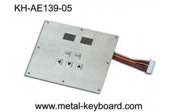 China Ruggedized Metal Industrial Keypad with 5 Keys for Industrial Control Kiosk supplier