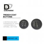 4 Hole Resin Trench Coat Buttons Delicate And Smooth Lines ISO 9001 Approved for sale