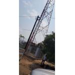 Angular 100M Gsm Antenna Tower Mast And Brackets Aviation Obstruction Light