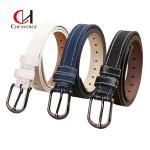 Women'S Colorful Genuine Leather Belt Shirt Cowboy Resort Casual Style for sale