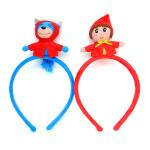 15cm Or Customized Cute Cartoon Images Plush Hair Clips Girl Hairpin Doll for sale
