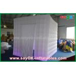 Inflatable Photo Studio Lighting 2.5m 1 Door Inflatable Cabin Photobooth Photo Booth Tent With Velcro Curtain for sale