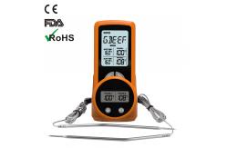 China Digital Bbq Meat Thermometer Wireless Grilling Cooking Thermometer With Temp Alarm supplier