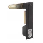 Panel Electrical Cabinet Door Lock Zinc Alloy Black Latch ISO Certificate for sale
