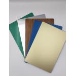 Fireproof External Wood ACP Sheet House Design 1220mm Width Panel Type for sale