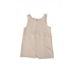 Polyester 80 Cotton 20 Bib Apron Chef Uniform Pink With Princess Seam