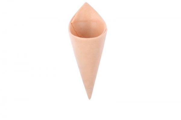 Handmade Ice Cream Sugar Cone , Chocolate Cone Dip Flavored Custom