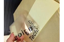China Steel Star Labs Transparent Clear Custom Vial Labels 6X3 Cm Size supplier