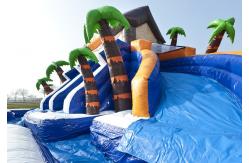 China Commerial Outdoor Inflatable Water Slides Waterproof For school supplier