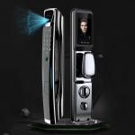 S937MAX 3D Face Recognition Camera Fingerprint Door Lock WiFi Code Card Smart Lock Door for sale