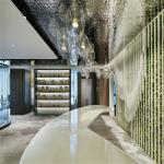 600X600 0.6mm Silver Gold Color SS304 Water Effect Sheet Water Ripple Ceiling for sale