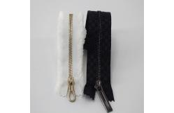 China TGKELL Long Chain Zipper , Plastic Aluminium Resin Brass Zipper Tape supplier