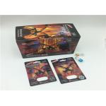 Rhino 69 3d Blister Card Packaging Capsule Pill Custom Color With Display Paper Box for sale