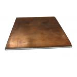 High Combination Rate Copper Clad Steel Sheet For Electronic / Military Industry