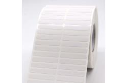 China 35mmx6mm Thermal Transfer Adhesive Label 1mil White Matte High Temperature Resistant With Polyimide supplier