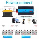 High Power Pure Sine Wave Inverters 110V/220V Conversion from 12V/24V/48V for Optimal Output Current and Compact Size for sale