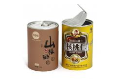 China Food Grade Cylinder Paper Composite Cans for Nuts / Milk Powder / Coffee Bean supplier