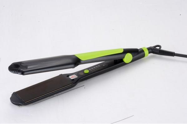 Custom Steam Ceramic Vapor Flat Iron Hair Straightener with Argan Oil Infusion Straightening Iron