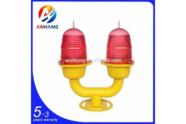 FAA LED Double Aviation Obstruction Light , Aircraft Warning Lights For Buildings