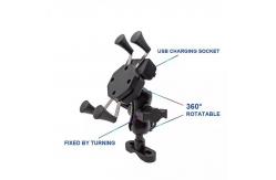 China X Claw 12V-24V Motorcycle Phone Holder With Charger ODM Service supplier