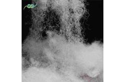 China 70D Recycled Non Siliconized Hollow Conjugated Polyester Fiber 72mm Gray supplier