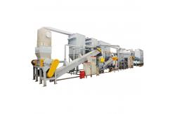 China PLC Controlled Car and Phone Battery Recycling Machine with 200-3000KG/H Capacity supplier