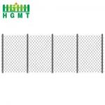 Silver Post Chain Link Temporary Fence Hot Dip Galvanized for sale