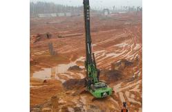 China Construction Equipment Hydraulic Pile Driver Machine 230 KN Main Winch Pull Force supplier