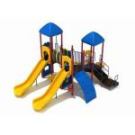 ODM LLEPE Outdoor Playground Playhouse With Tube Plastic Slides