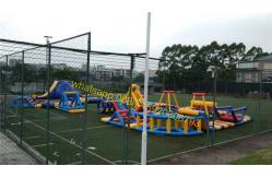 China new design water them park watersports sea obstacle course supplier