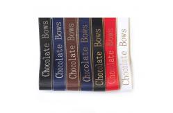 China Gold Edges Brown Wire Sublimation Grosgrain Roll Print Ribbon supplier