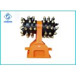 Low Noise Drum Cutter For Excavator , Flexible Hydraulic Rotary Cutter HDC50