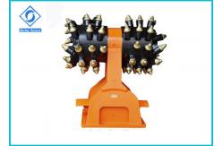 China Low Noise Drum Cutter For Excavator , Flexible Hydraulic Rotary Cutter HDC50 supplier