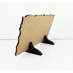 Irregularity Waterproof Sublimation Rock Slate Blanks White Glossy Photo Slate