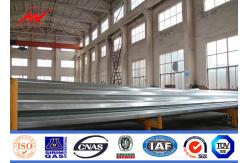China 28.5m Gr65 Material Steel Transmission Poles Lattice Welded Steel Power Pole supplier