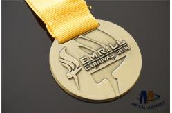 China OEM Die Cast Torch Medals Antique Silver / Copper Eco - Friendly supplier