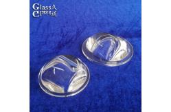 China OEM Clear Borosilicate Glass Cob Led Lenses For Street Light Lamp supplier