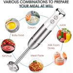 Smart Stick Blender 2 Speed Immersion Blender With Chopper / Whisk