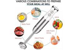 China Smart Stick Blender 2 Speed Immersion Blender With Chopper / Whisk supplier