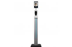 China Auto Sanitizer Kiosk 5W Facial Recognition Thermometer supplier
