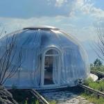 Waterproof 6m Geodesic Dome Luxury Crystal Transparent Dome House for sale