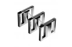 China Efficient Slim Biometric Access Control System Flap Turnstile Facial Recognition supplier