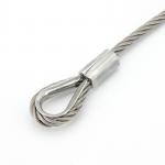 Ss 304 Wire Rope 7*19 With Pre Assembled Loops For Quick Installation 316 Ss Wire Rope for sale