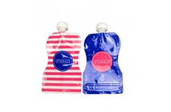 China Reusable Spout Bags Packaging Beverage Drinking Plastic Liquid Pouch Customised Printed supplier
