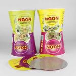 China Custom Eco- Friendly food grade paper Instant Noodle Cup Noodles Packaging With Alumium Seal Lid manufacturer
