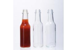 China 5OZ Glass Kitchen Condiment Bottle 150ML Tomato Sauce Salad Dressing Screen Printing supplier