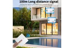 China Wireless Touch Wall Switches Sets RF433 1gang Luxury Glass Panel Remote Control Switch supplier
