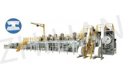China Disposable Adult Pull Up Pants Diapers Making Machine Fully Automatic supplier