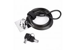 China Universal Laptop And Tablet Adhesive Security Plate With Key Cable Lock supplier