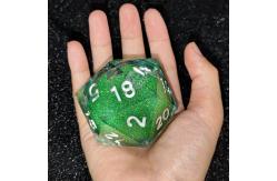 China 20D Single Resin Running Sand Dice Set Cruzu'S Call RPG#DND#Coc supplier